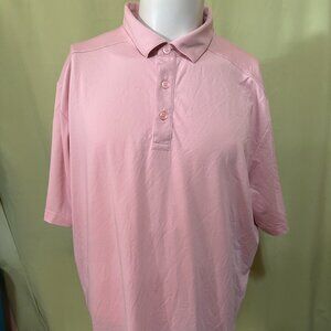 Callaway Opti Dri Men's Pink 3 Button Polo Shirt Size XL